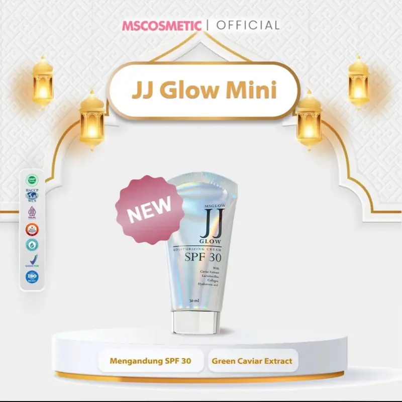 Tabir Surya JJ Glow Mini 30ml SPF30 Perawatan Wajah MS Glow - Berminyak, Facial 1