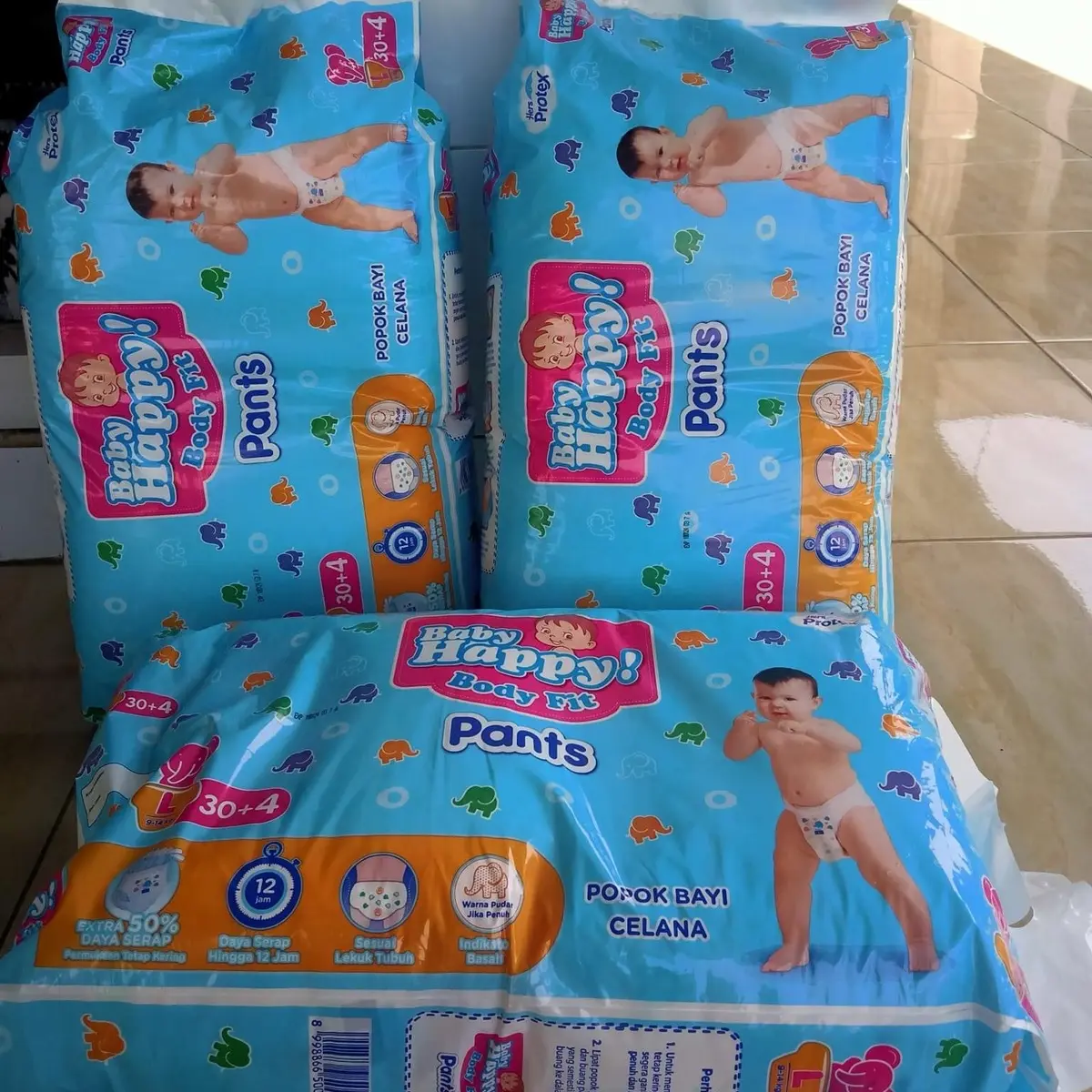 Baby happy pants Fit 1 ball promo S40/ M32 / L28 / XL 26 / XXL 24