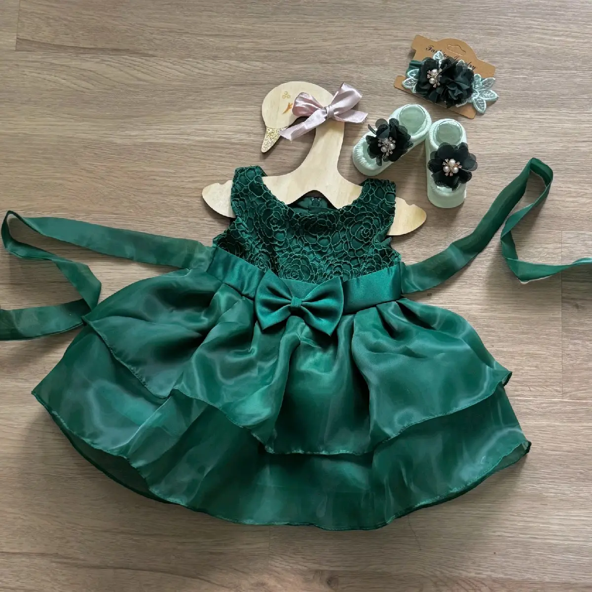 Baby Dress Stylewithdila in Emerald Green Garden Theme - TikTok Shop Malaysia Baby Dress Stylewithdila in Emerald Green Garden Theme - TikTok Shop Malaysia