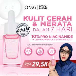 [SPECIAL LIVE DOKTIF] OMG Oh My Glow 10% Niacinamide Pro Tranexamic Acid Ultra Brightening Expert Serum 17 ml - Serum Mencerahkan, Glowing, Pemutih Wajah