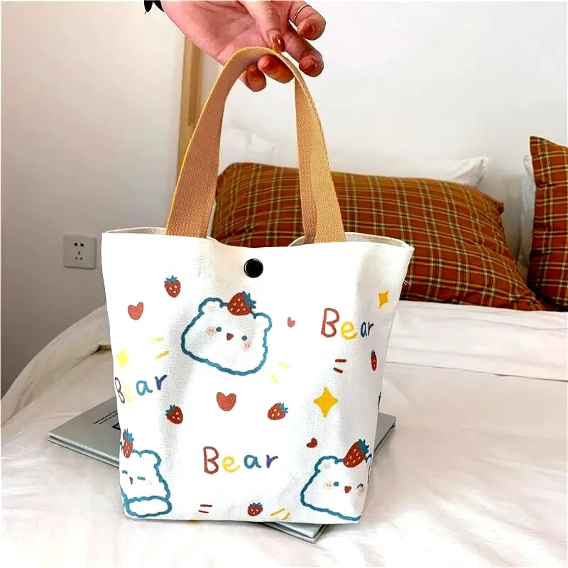 TOTEBAG MINI BEAR LUCU / TOTE BAG MINI KARAKTER LUCU / TAS MINI DUCK