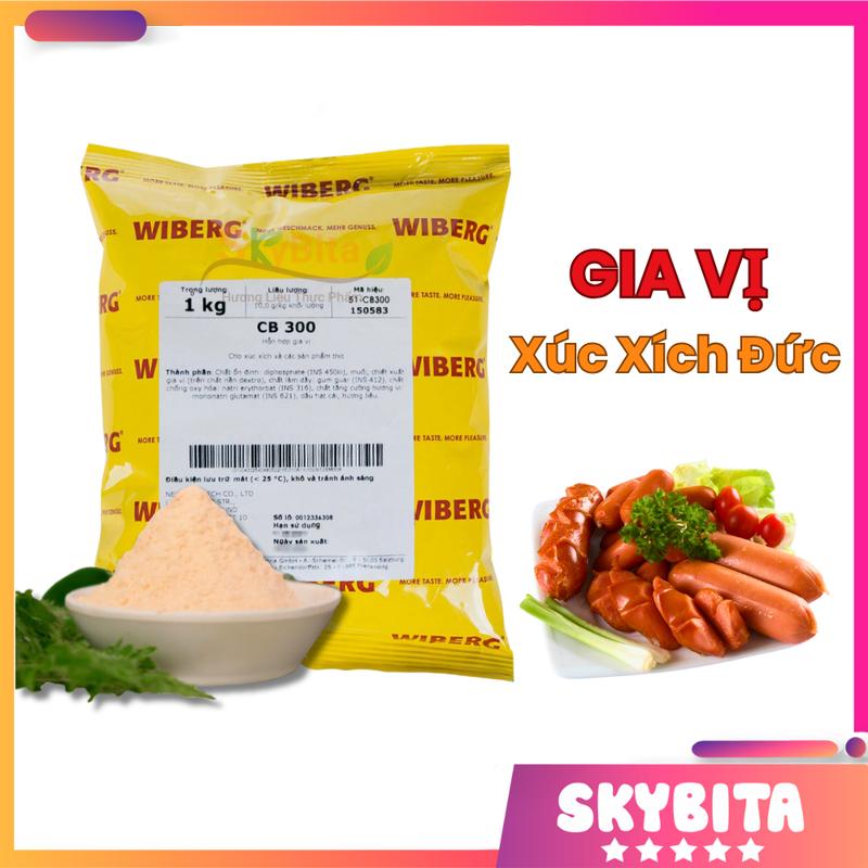 Gia vị xúc xích Đức CB300 chuẩn vị xúc xích Đức