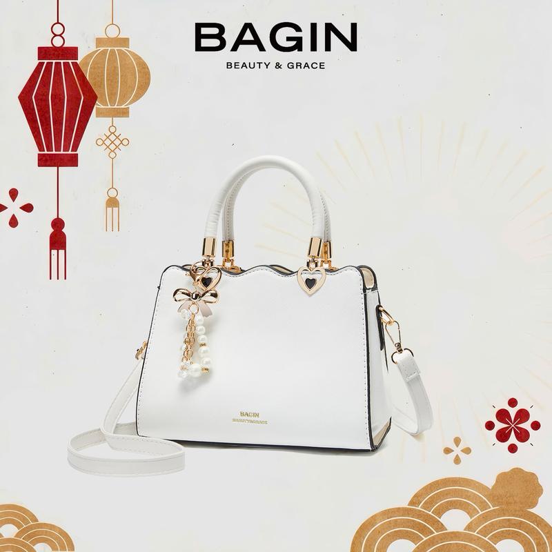  【Shop Túi Xách Nữ Bagin Tặng Kèm Charm Thời Trang Cao Cấp Đi Đám Đi Tiệc Da PU Chống Nước Chống Trầy  gy-1088  