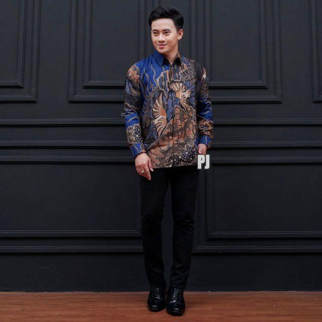 Product Introduction of couple batik pasangan_baju batik kondangan_gamis lebaran_atasan batik pria_seragam batik lebaran Muslim Wanita Sarimbit Keluarga Setelan Katun Dress Panjang Remaja Motif 10