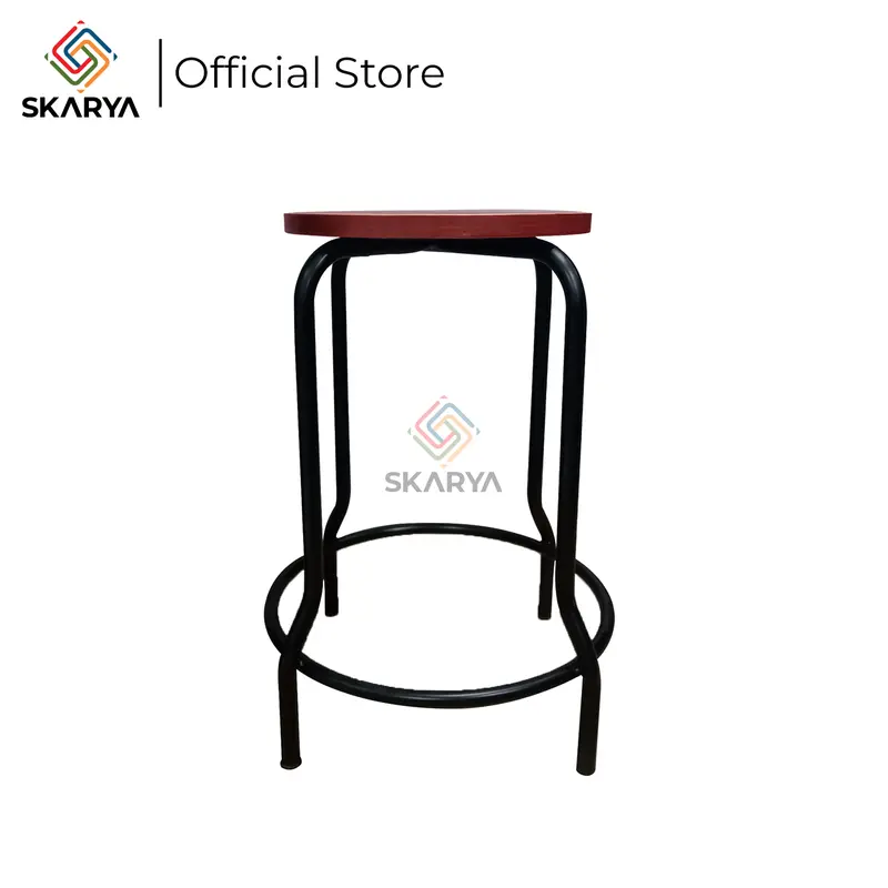 SKARYA - Kursi Bar Kursi Cafe Kursi Barstool Deka (Baru) 2