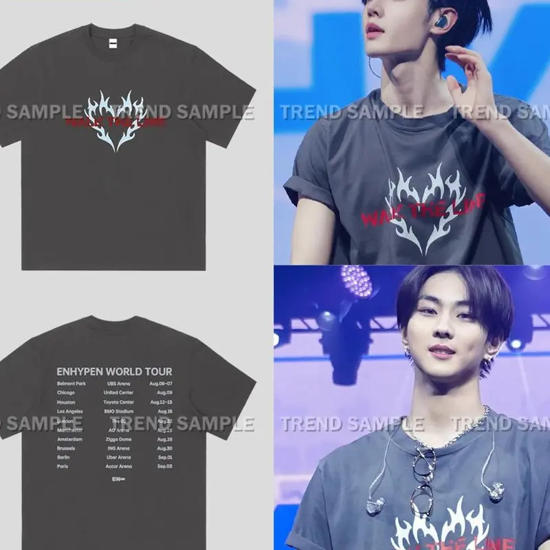 【ENHYPEN】シンガポール限定 ツアーTシャツ Lサイズ enhypen walk the line 2025 singapore merch - TikTok Shop Malaysia