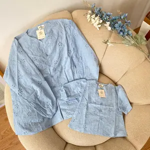 Kalsandfrey Heera Blouse Atasan Couple Mom And Kids Kembar Set Pakaian Couple Wanita Baju