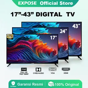 【Gajian Sale】TV Digital 43 inch Digital TV 17 inch 4K UHD 75Hz Lcd/Led HDMI/USB Support PS3/PS4 Televisi Monitor