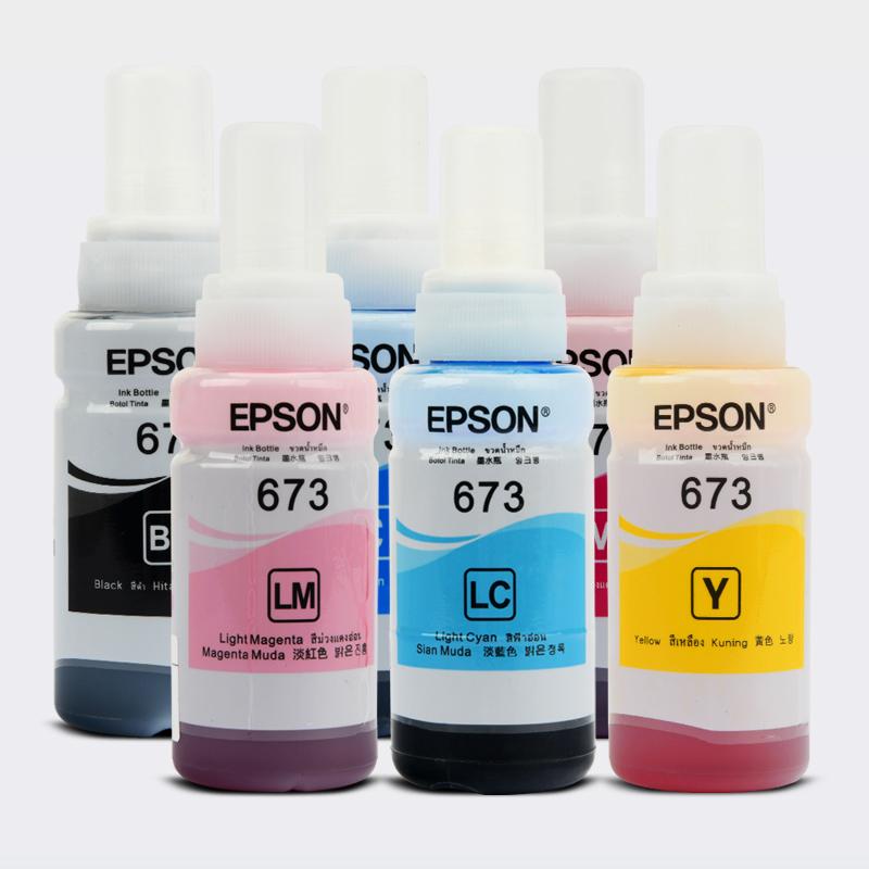 Epson original 673 ink T6731 6-color ink Epson L850 L800 L80 - TikTok ...
