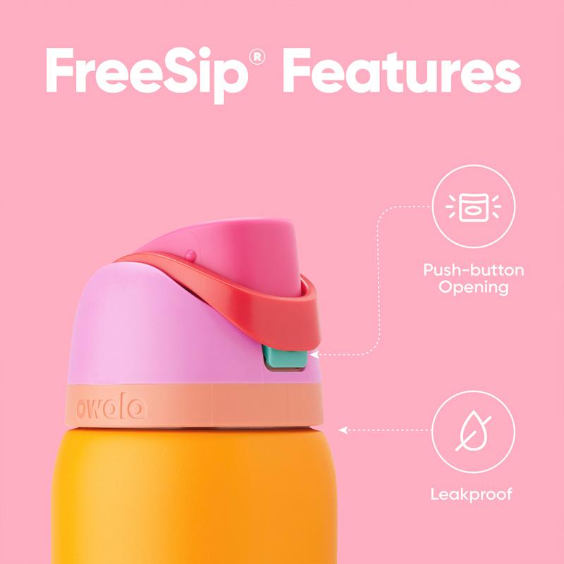 Product Introduction of owala Cup Vacuum Flasks & Thermoses Water Bottle Drinkware Thermo Tumbler Stainless Steel Thermal Mug Original Cold Hot Coffee Insulated Lid Straw Bottled Portable tumbler heat and cold original official store 24oz 32oz 710ml 950ml Loop 14