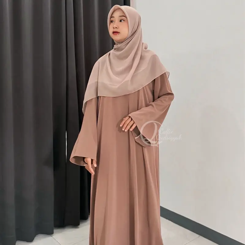 Qudsiyyah - Mecca Abaya only (Abaya Haji dan Umrah Bahan Cooltech Anti UV) Gamis muslim abaya daily