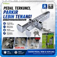 Gambar Kunci Pengaman Gembok Mobil Pedal Kopling Rem Gas Anti Maling dari dapurpc Kota Administrasi Jakarta Barat 1 Tokopedia