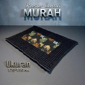 Promo Kasur Lantai Palembang Murah 120x200cm isian Kapuk majun super Kapasitas 2 orang dewasa motif random Furniture Minimalis