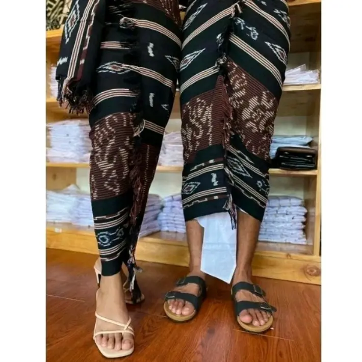 terbaru couple saput udeng+kamen slendang kain blangket pria/wanita etnik premium 3