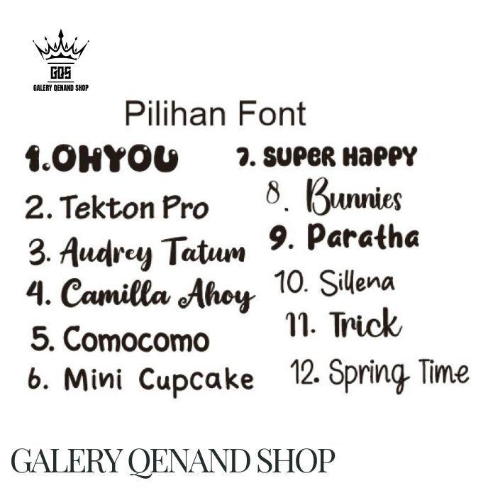 Gantungan Kunci Custom Nama Akrilik Warna Hitam Souvenir / Ganci 014 4