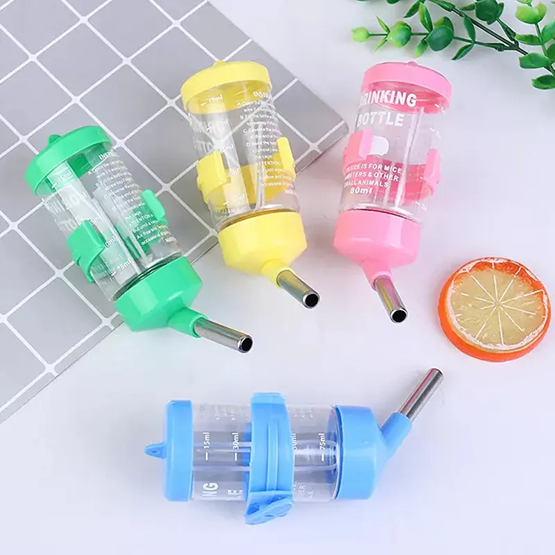 Botol Minum Kucing Kelinci 80ml Botol Air Hamster Portabel Tempat Minum Botol GANTUNG PET DRINKING BOTTLE 2