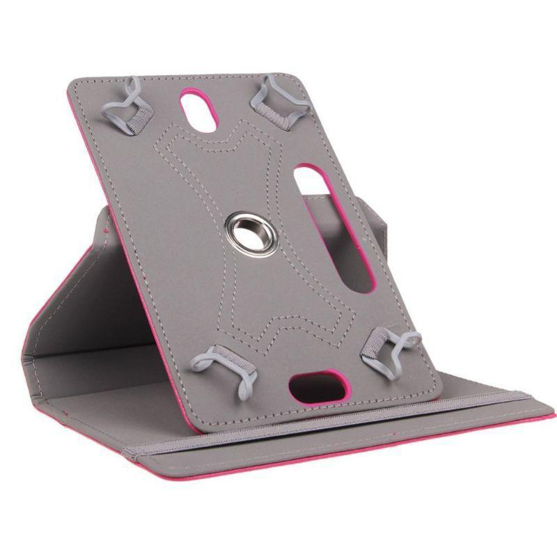 Tablet PC P20 8 10.1 10 inci Inch Android Tab Rotary Case Leather Flip Casing Book Cover Kesing Biru Hitam 3