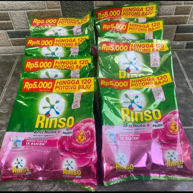 Rinso ekonomis kemasan 5000 isi 195g