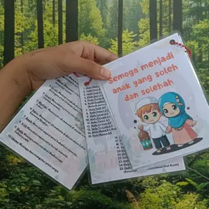 HAFALAN NAMA2 NABI & MALAIKAT untuk Anak Soleh dan Solehah dengan Ilustrasi Lucu dan Motivasi Positif