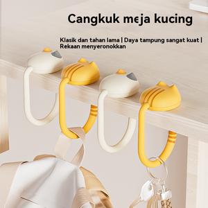 Cangkuk Beg Sekolah, Boleh Laras, untuk Tepi Meja, Penyangkut Khusus, Sesuai untuk Beg Galas Pelajar, Keperluan Asrama