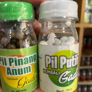 Paket isi 2 boba pinang anum & boba putij