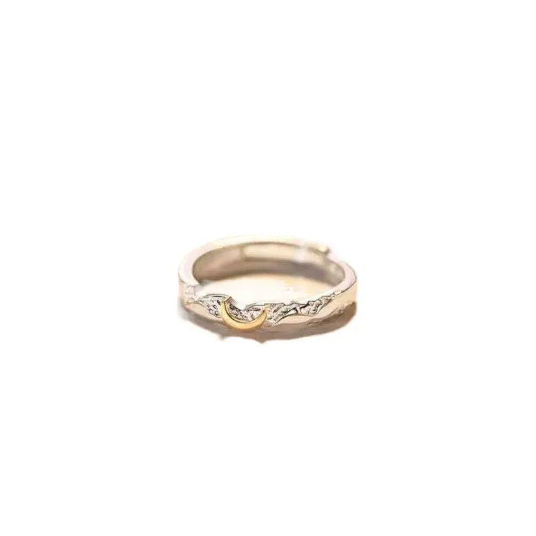 Cincin couple Titanium campuran -wuji cincin couple sepasang cincin pasangan/Bisa Disesuaikan 3