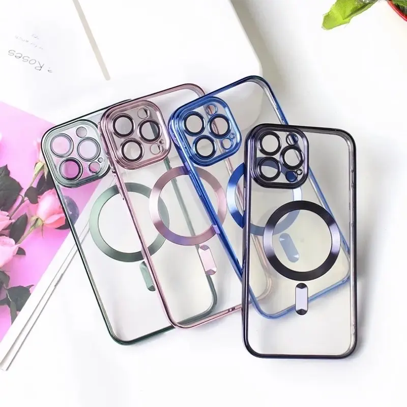 ULTRA PLATED MAGSAFE WITH LENSPRO ELECTRO METALIC Case iPhone 15 14 13 12 11 PRO MAX iPhone 14 PLUS 2