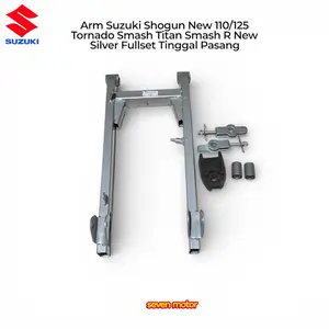 Swing Arm Suzuki Shogun New 110/125 Tornado Smash Titan Smash R New Warna Silver Tebal Berkualitas