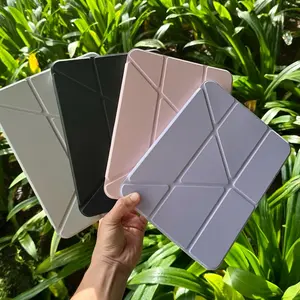 Case iPad A16 2025 / iPad Gen 11 – Flip Magnetic Stand, Clear Back, Anti Shock, Multi Angle