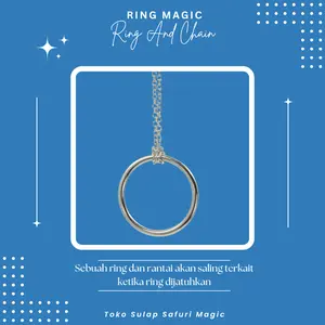 Alat Sulap Ring and Chain - Sulap Kalung Cincin - Sulap Cincin - Toko Sulap