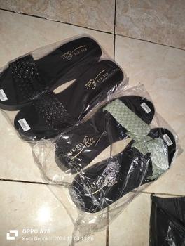 Product Review of sandal wedges wanita kokop//slop kepang anyam terbaru2023 Sendal from ⓨ**💜 1