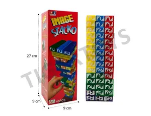 TOWER nUNO Stacko Mainan Balok Susun Tower Board Games Edukatif