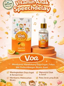 VOA - Vitamin Otak anak membantu proses belajar bicara jadi lebih cepat & optimal