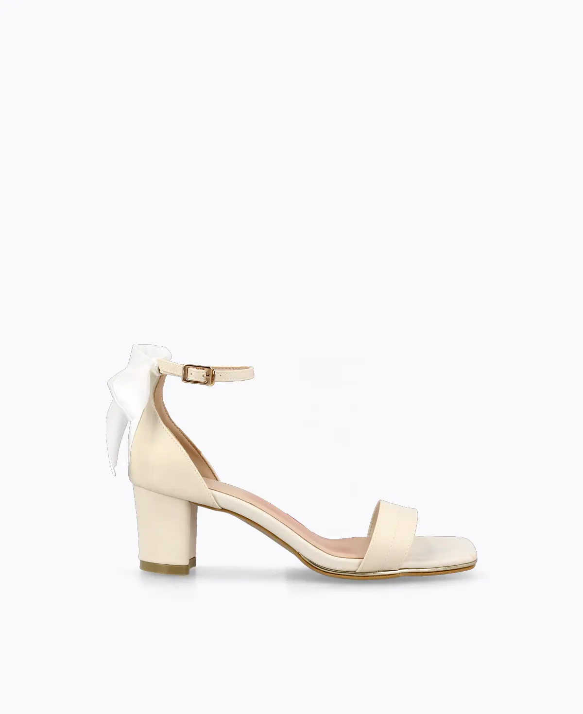 DMK - Sophia Removable Ribbon Heel Sandals