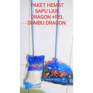 Sapu sapu injuk dragon&pelan dragon/satu paket alat pembersih/pelan&sapu