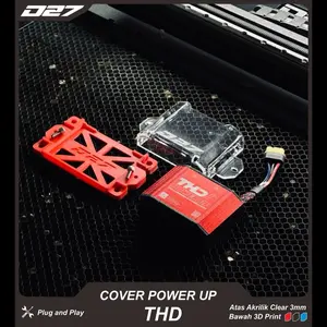 D27 Cover Power Up THD Akrilik X 3D Print