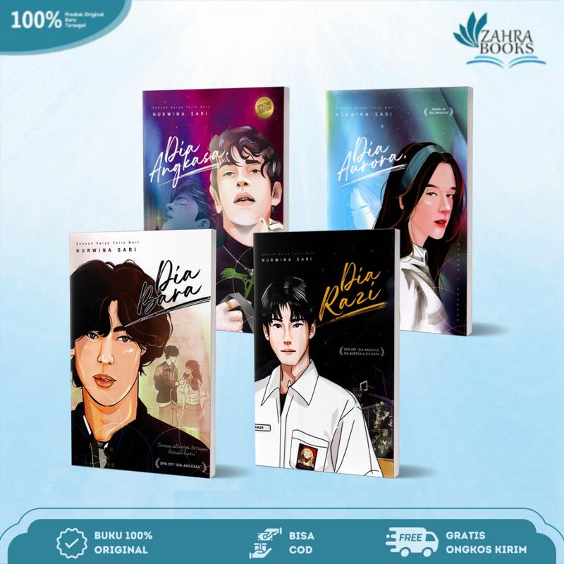 Product Introduction of Novel Karya Nur Wyna ( Novel Dia Angkasa, Novel Dia Aurora, Novel Dia Bara, Novel Dia Razi, Buku Angkasa Dream Book ) 1