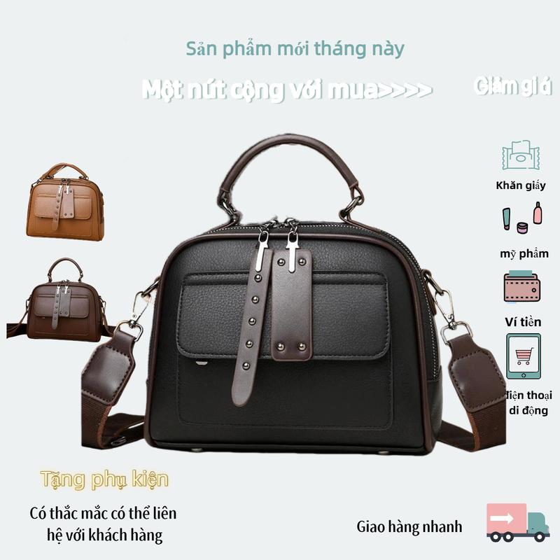 Túi xách nữ da mềm cao cấp phù hợp với phụ nữ trung niên thiết kế đa năng đeo chéo tiện lợi nhiều ngăn dung tích lớn thích hợp đi dự tiệc và sử dụng hàng ngày tăng thêm sự sang trọng ba lô chống nước
