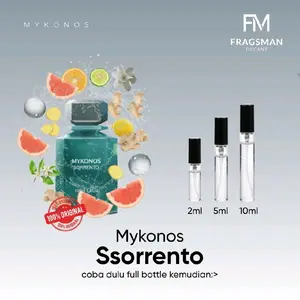 Decant Parfum Mykonos Sorrento - Coba Dulu, Jatuh Cinta Kemudian!