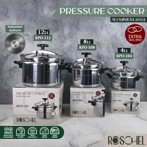 PANCI PRESTO KIRIN KPC SERIES/PANCI PRESTO ROSCHEL PRESSURE COOKER/KIRIN Presto Kapasitas 4 liter - 12 Liter