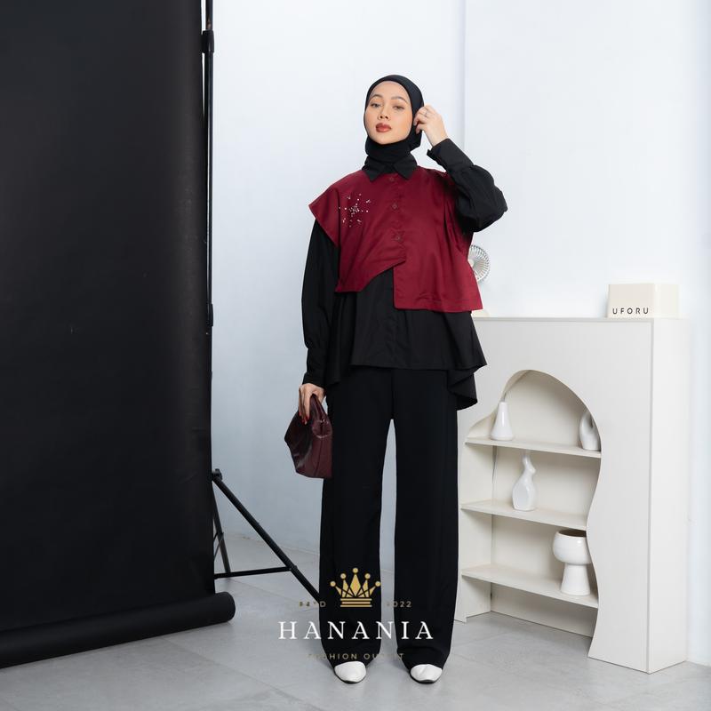 Alexa premium vest wanita korean style with payet 4