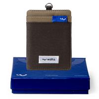 Gambar Wallts Aiken Brown Khaki - Lanyard Name Tag Id Card Dompet Pria Kartu  Cowok dari Wallts Kota Bandung 4 Tokopedia