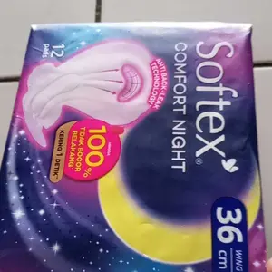 Softex Comfort Night 36cm 12s - Pembalut Malam Wanita