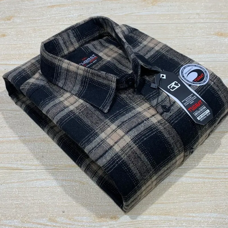 KEMEJA FLANEL PRIA JUMBO SIZE 2XL 3XL 4XL LENGAN PENDEK / KEMEJA PRIA PENDEK KUALITAS PREMIUM MOTIF KOTAK KOTAK COWOK 2