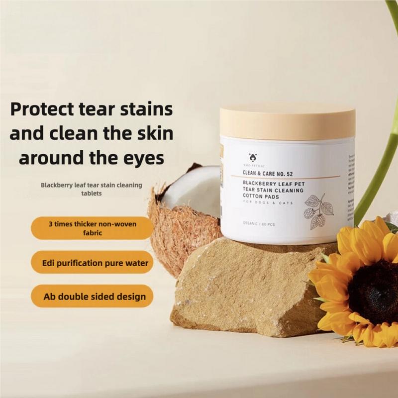 Product Introduction of Pets Eyes Wipes Remove Tears From Dogs and Cats and Care for Eyes, Healthy and Hygienic Without Any Additives 0