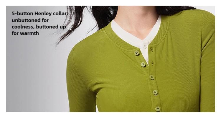 Product Introduction of Beneunder SF93524, Women's Base Layer Top, Half-Open Neckline, Basic Warmth, for Ladies, Casual Wear 18