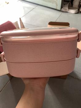 Product Review of Hộp Cơm Giữ Nhiệt Lúa Mạch 2 Tầng Ruột Inox 304 from t**i 1