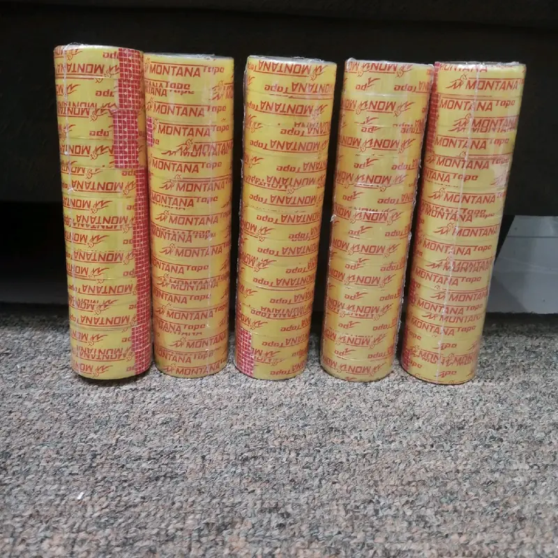 lakban putih/isolasi kado 5 lusin { isi 60pcs } 3