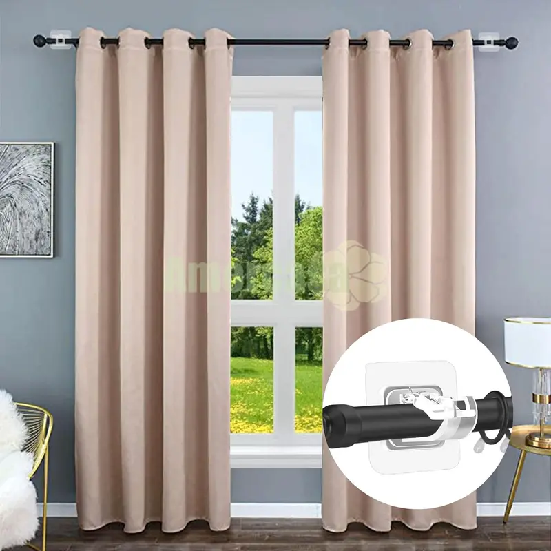 (2PCS) Gantungan Tempel Dinding Magic Hook Tanpa Bor Baut Cocok Untuk Tiang Gorden Hadiah Handuk 3