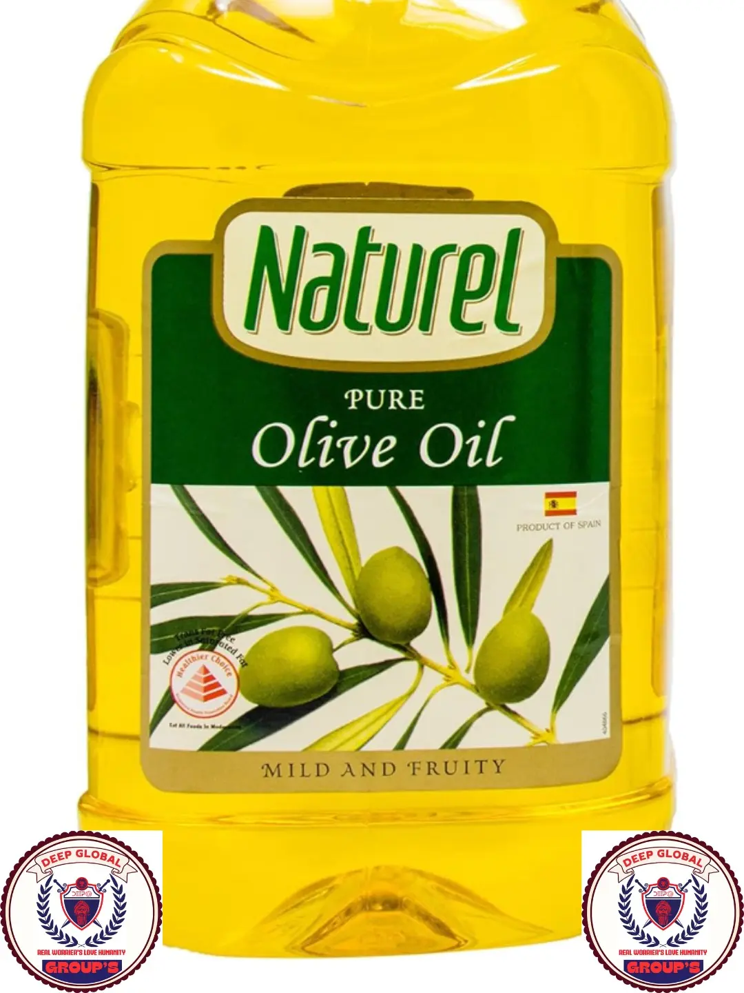 Naturel Pure Olive Oil 2L ‎Zero Trans Fat Certified halal